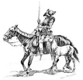 Bilden som kan accosieras med 'Analys' från boken 'Don Quijote' 