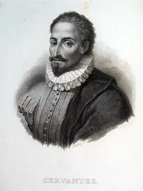 Bild på författaren 'Miguel de Cervantes' som skrev boken 'Don Quijote' 