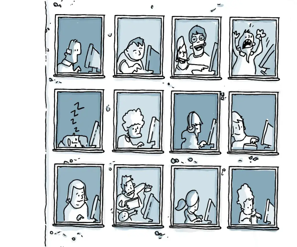 Tecknad bild på Hem PC