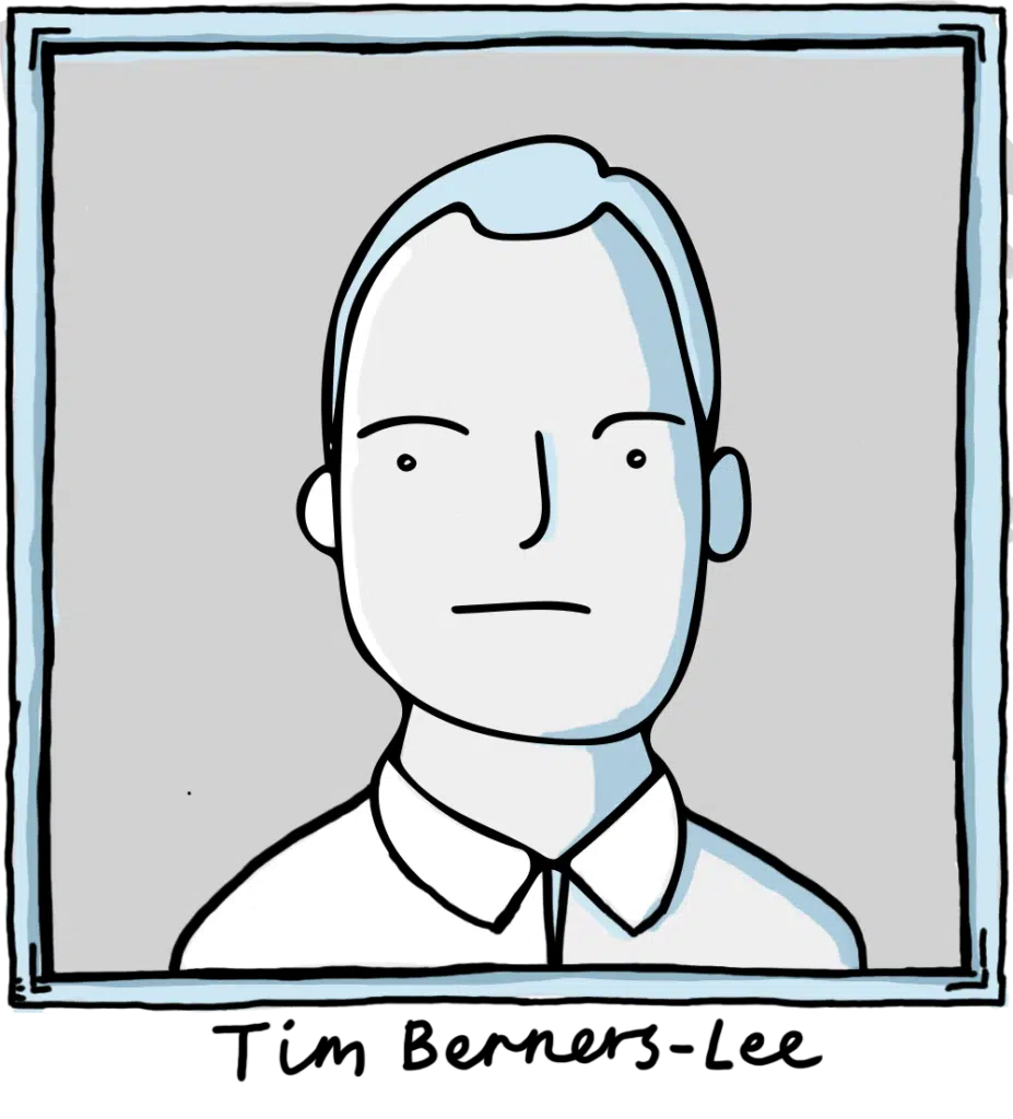 en person som heter Tim Berners-Lee